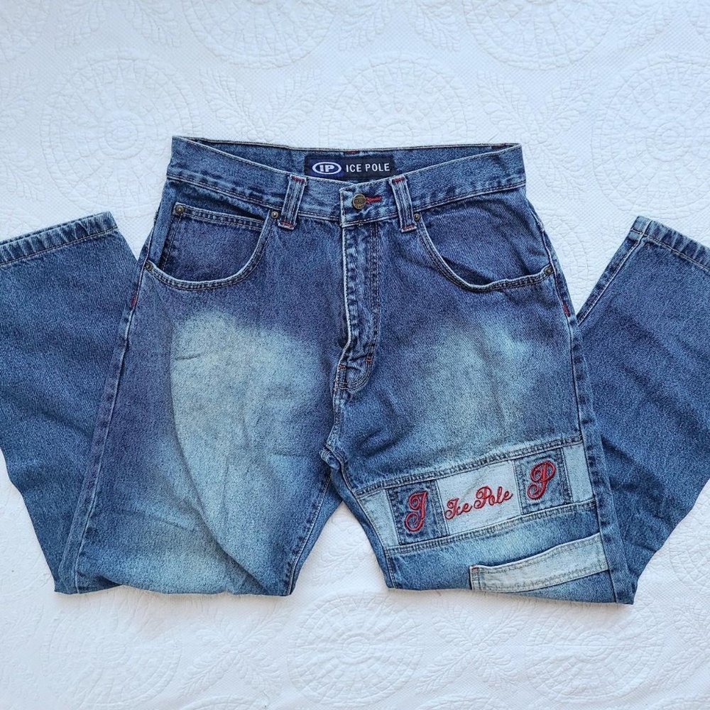 Vintage 1990's Baggy Skater Jeans by Ice Pole